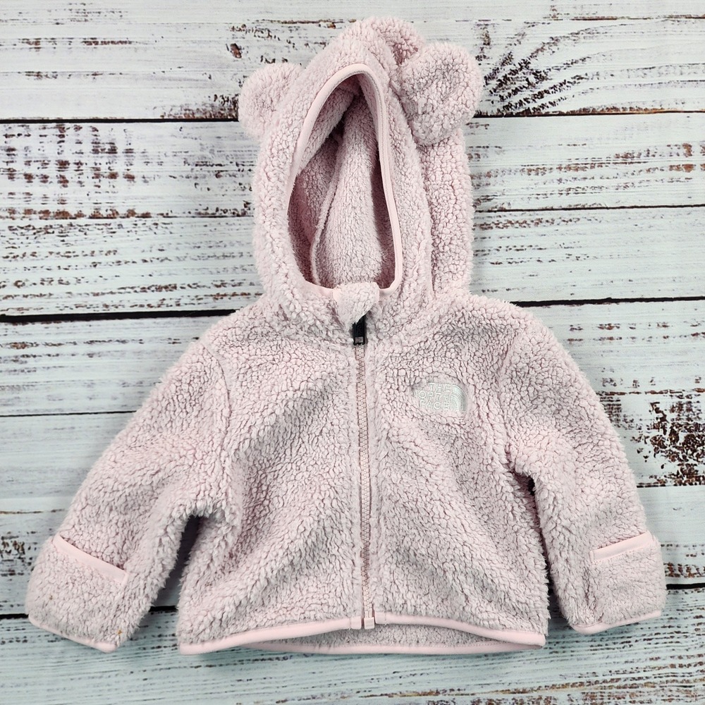 The North Face Baby Campshire Full-Zip Fleece Hoodie Pink NF0A88VW 0-3M